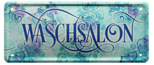Waschsalon 28x12cm - , ''waschsalon''