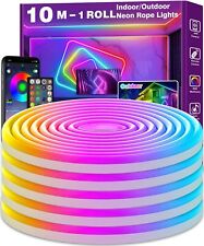 AILBTON RGB Neon Streifenlichter 10M LED Seillichter mit App/Fernbedienung, IP65