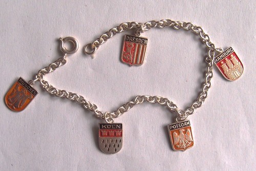 Versilbertes bettelarmband mit - versilbertes,