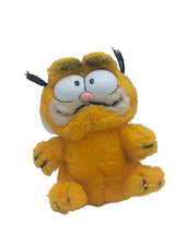 Garfield Stofftier dakin Cartoon Figur Vintage ca. 12 CM 1981 Orange