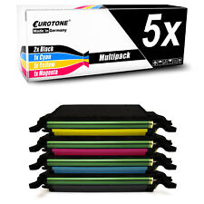 5x Patrone f�r Samsung CLP-670-ND CLX-6220-FX CLX-6250-FX CLP-670-N CLP-620-ND