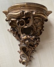 Barocke Wandkonsole Holz