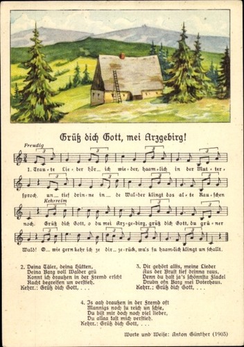 Lied grüß dich gott mei - grüß, gott,
