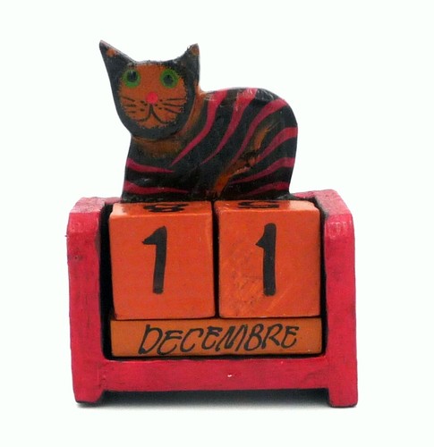 Katze kalender holzkalender - katze,