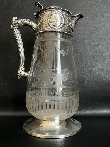 Antik karaffe silber krug - antik,