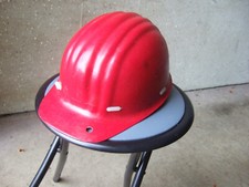 Bergbau roter grubenhelm - grubenhelm, (