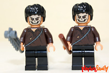  LEGO INDIANA JONES, 2 x LEGO®-Figur Cemetery Warrior mit Waffen aus Set 7196