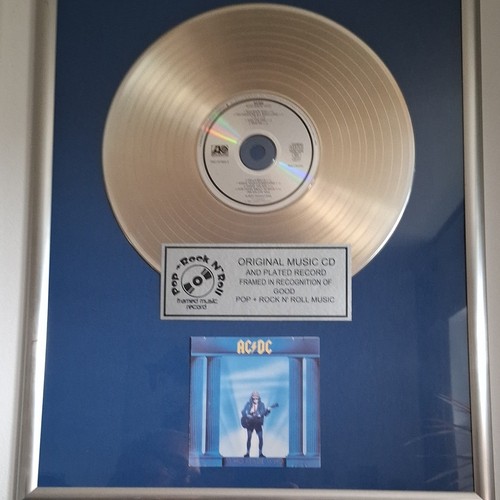 Gerahmte goldene - ac/dc,
