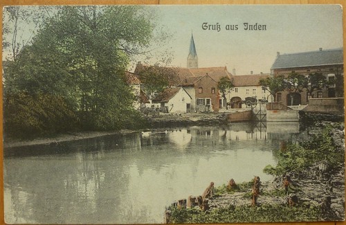 Gruß aus inden 1930 - ak,