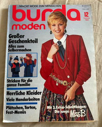 Burda moden dezember 1984 - burda,