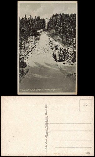 Ansichtskarte oberhof - ansichtskarte,