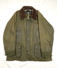 Vintage Barbour A100 Bedale Wachsjacke C44/112cm, Sage, 90er