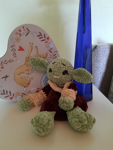 Amigurumi kuscheltuch yoda - amigurumi,