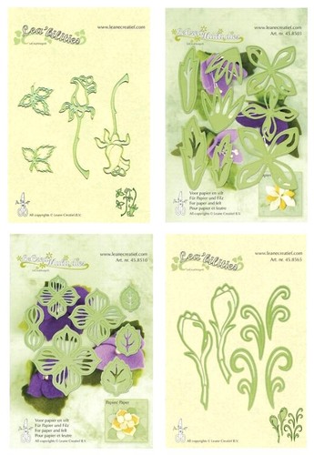 Stanzschablone blüten - stanzschablone, 3d-blüten