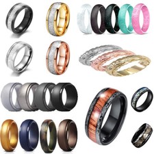 Herren Damen Ringe Edelstahl