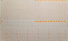 Diagrammblätter Thermo-Hygrograph 100 Stück Bestellzeichen: 621 -35 -0 +45° Grad