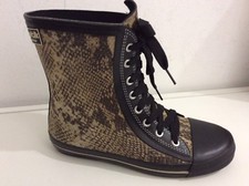 Gummistiefel, Leoprint, Neu, Gr. 38