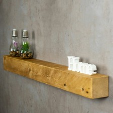 levandeo Wandregal Holz Massiv