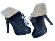 Zara Schafsfell Pelz Leder