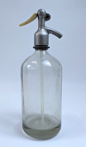 Vintage sodaflasche siphon - sodaflasche,