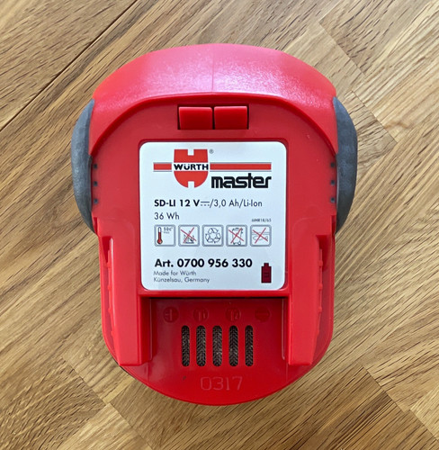 Würth master v akku - 12,