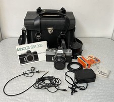 Minolta SRT 303 SR-T 303 mit Vivitar MC 75-205mm, Koffer uvm.