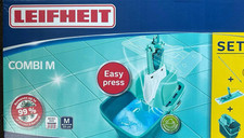 LEIFHEIT COMBI M Clean Bodenwischer Eimer und Wischer Mopp Set Easy Press 55356