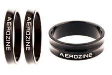 Aerozine Vorbau Spacer Ultralight 3-fach Set 2x5mm 1x10mm schwarz