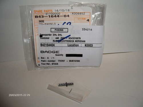 590 badge kenwood - ts-590,