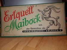 Historische Werbeschild Pappe