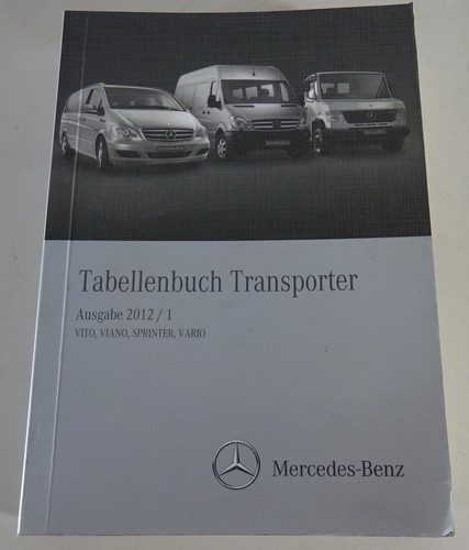 Tabellenbuch mercedes benz - tabellenbuch,