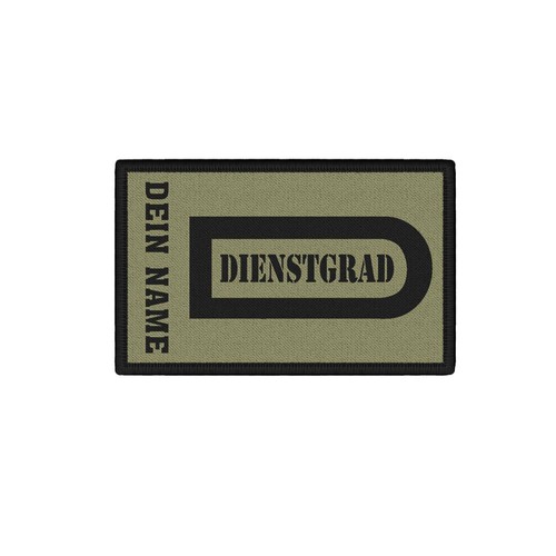 Dienstgrad patch oliv - bw,