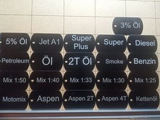 Kanister Beschriftung Kanister anhänger Modelbau Simson Modell, 2 Takt Werkstatt