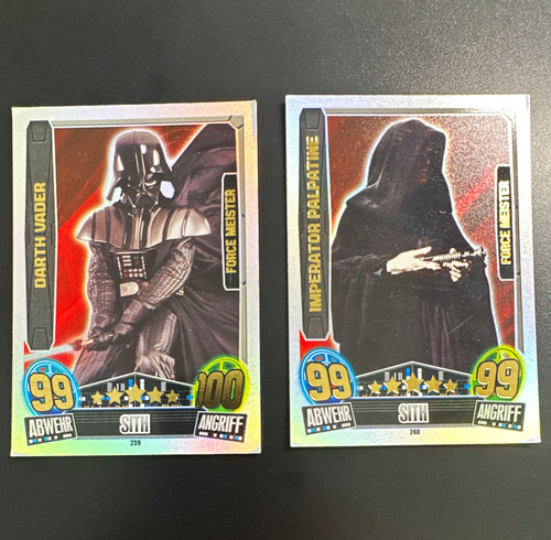 Topps star wars force attax - force,