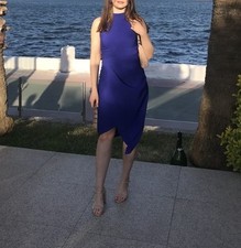 Lipsy London Kleid Dunkel Blau Größe 36