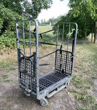 Lastwagen Rollbehälter Werkstatt Keller Lager-Roll-Regal L: 120 x B: 60 x H: 140