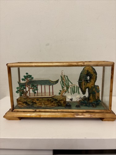 Vintage orientalisches diorama - vintage,