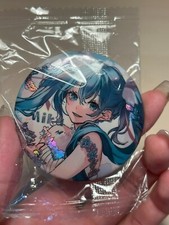 Hatsune Miku Pin – Anime Button – Glitzer Fanartikel – Vocaloid Sammlerstück