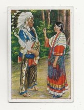 42/49 SAMMELBILD  INDIANER unbekannt - MÄNGEL