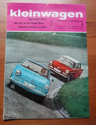 Kleinwagen 1961 bmw 700 - 03/1961,