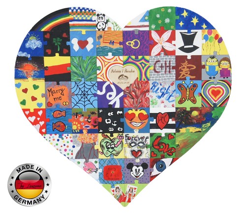 Herzpuzzle individuell