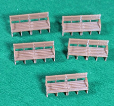 5 Stück  Sitzbänke 3D, Bilder schauen