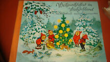 altes Bilderbuch " Weihnachtsfest im Wichtelland" vor 1960