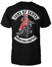 Sons of Santa T-Shirt X Mas Weihnachten Weihnachtsmann Chopper Bike Motorrad 