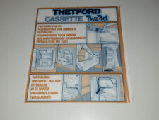 original Aufkleber - Thetford Cassette Porta Potti - unbenutzt - Oldtimer 