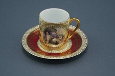 Mokkatasse +UT,  Rot Weiss