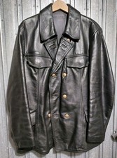 Alte Lederjacke Polizei 1980er Hamburg 