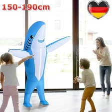 Kinder Aufblasbare Hai Kostüm Halloween Party Selbstaufblasbares Cosplay DHL