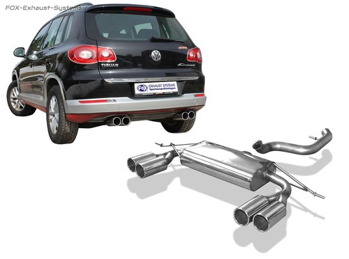 Duplex sportauspuff tiguan - sportauspuff,
