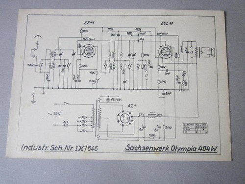 Sachsenwerk olympia 404 w - olympia,